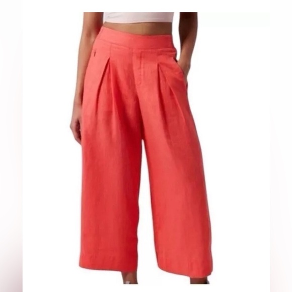 Athleta Pants - Athleta linen pants  SZ 6